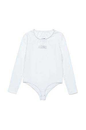 body in cotone bianco MAISON MARGIELA KIDS | M60662MM03PM6102